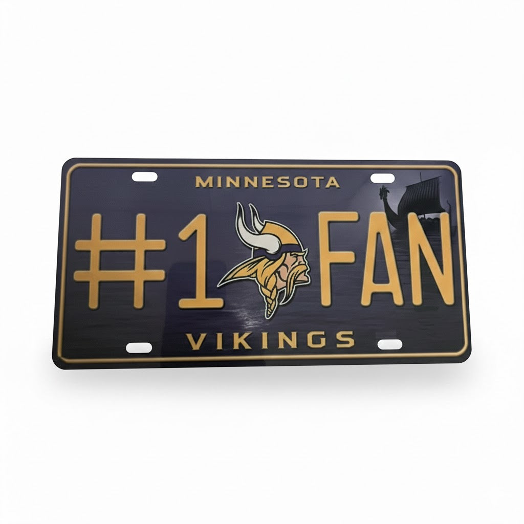 Customized License Plate.